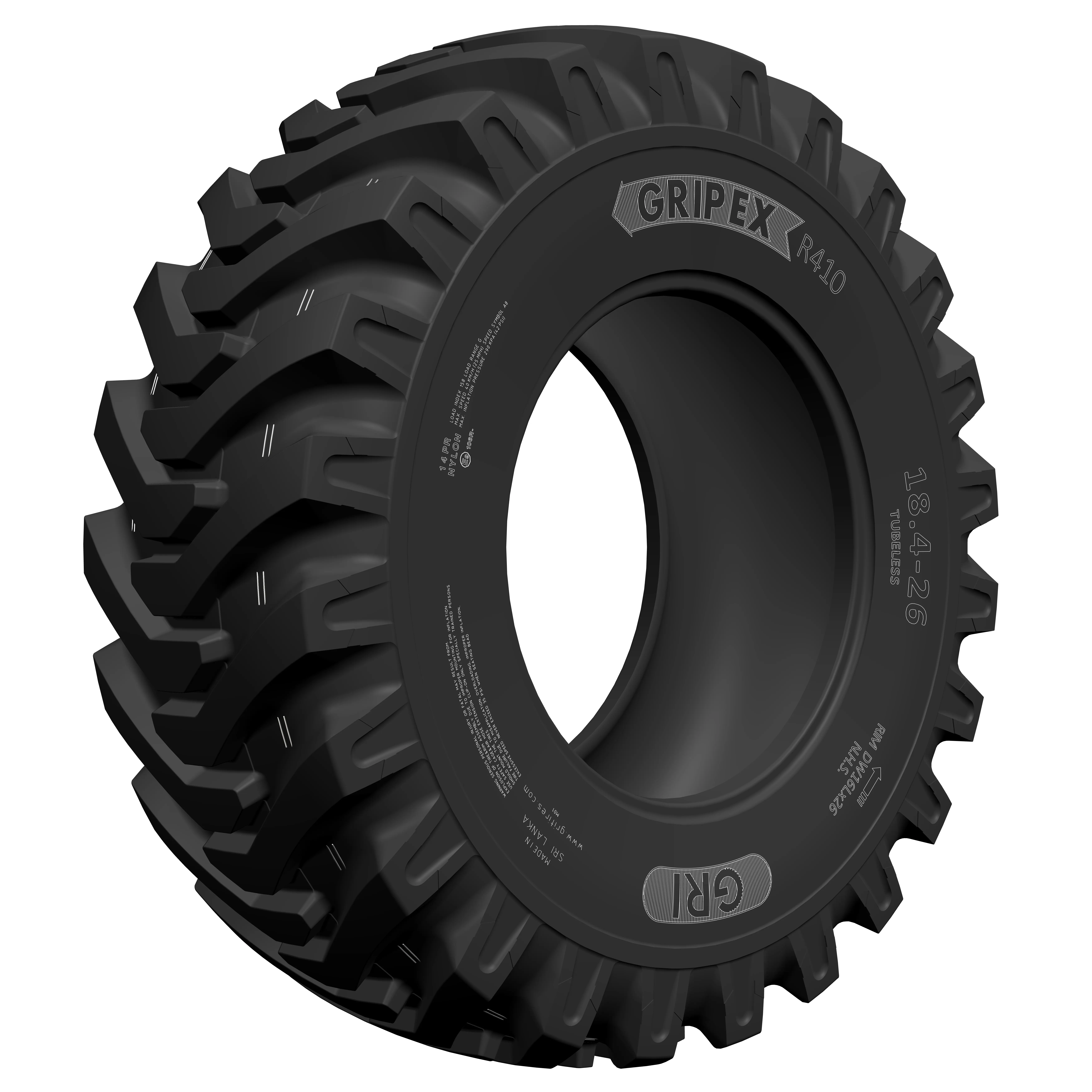 18.4-26 opona GRI TIRES R410 HD TL 14PR